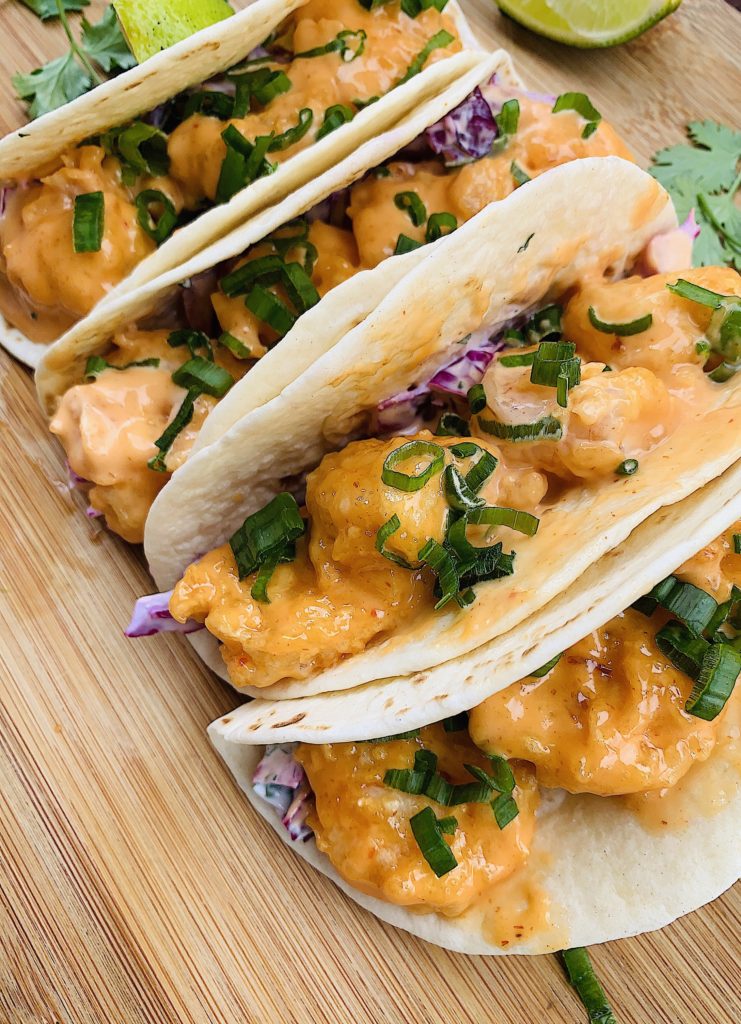 Bang Bang Shrimp Tacos Yel's Kitchen