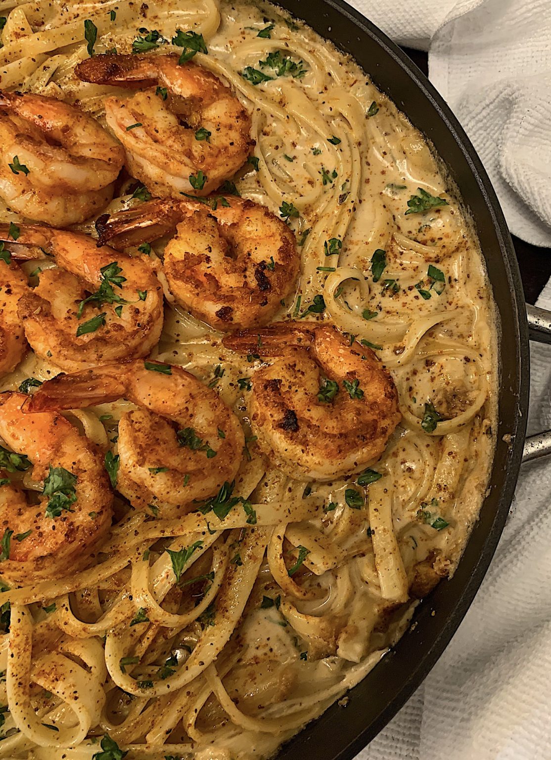 Cajun Shrimp Alfredo - Yel's Kitchen Yel's Kitchen