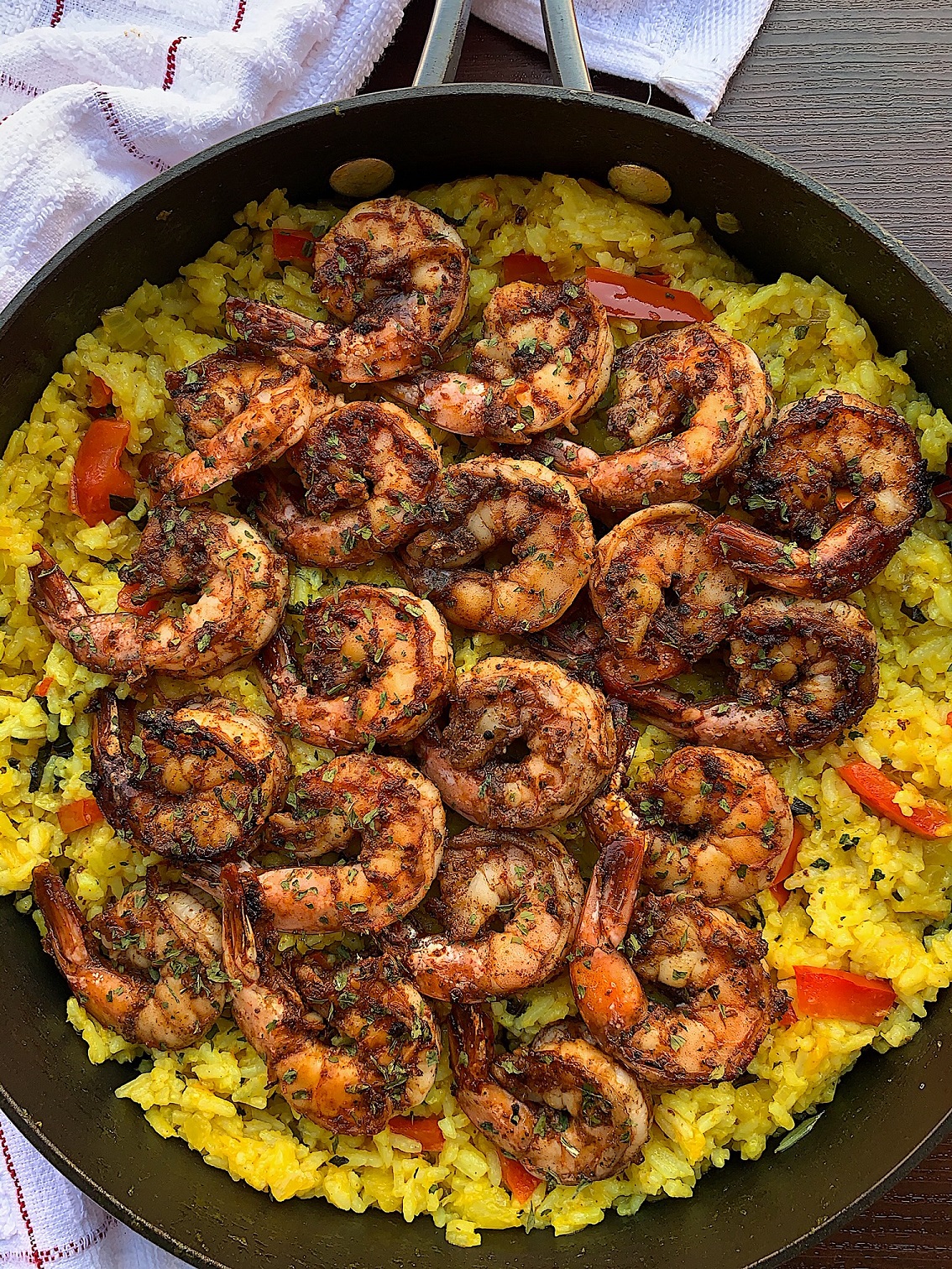 Jerk Shrimp with Pineapple Rice