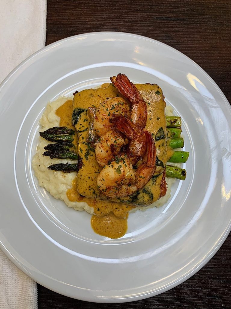 Salmon & Shrimp w/Cajun Cream Sauce Yel's Kitchen