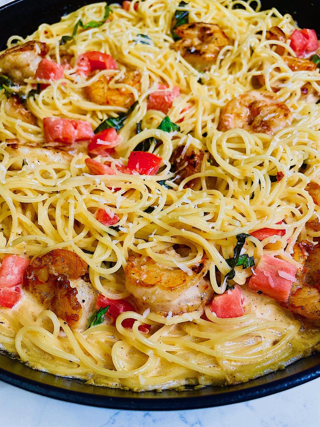 Shrimp Spaghetti - Yel's Kitchen
