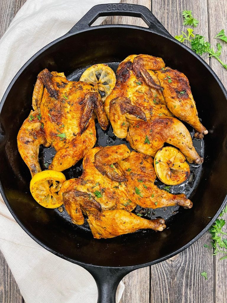Cajun Roasted Cornish Hens