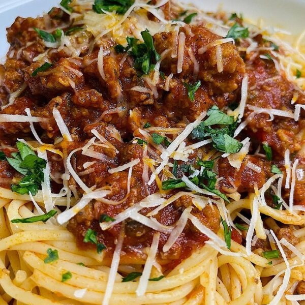 Spaghetti with meat sauce