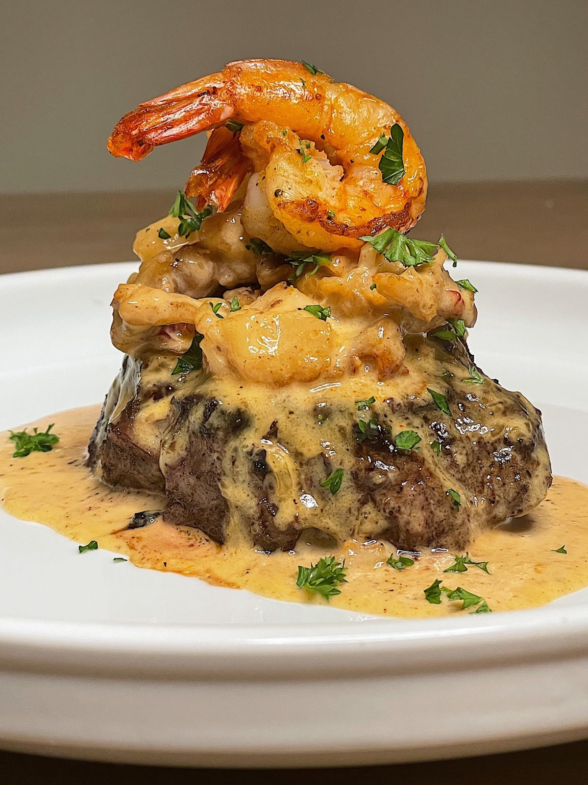 Steak with Shrimp and Lobster Sauce Yel's Kitchen