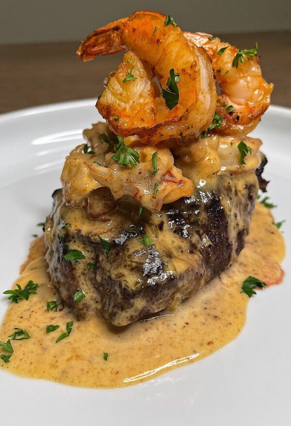Steak with Shrimp and Lobster Sauce Yel's Kitchen